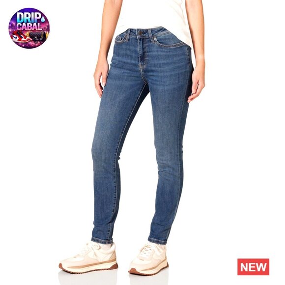 Denim - High Rise Skinny Jeggings Pull-On Stretch Knit Comfort Classic Chic Everyday